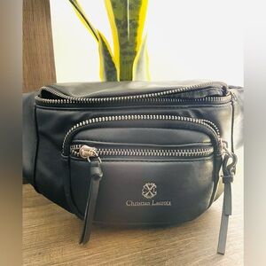 Christian Lacroix Black Belt Bag